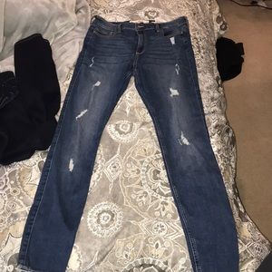 Hollister high rise supper skinny jeans